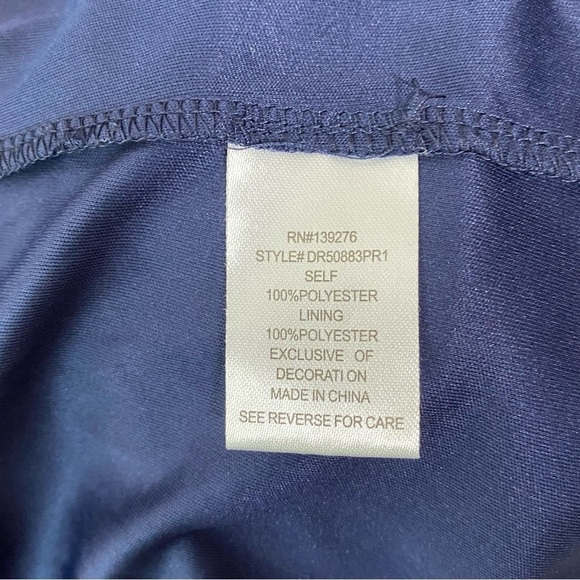 DR2 Dark Blue Inset Dress Pockets in Skirt - Picture 9 of 10